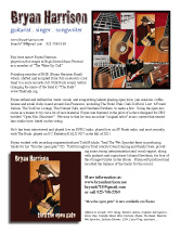 Bryan Harrison bio sheet